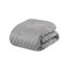 Édredon pour grand lit 7 pièces gris - Diagonale moderne transitionnelle, literie confortable et sécuritaire, ensemble de luxe, rembourrage toutes saisons, standard 100