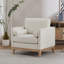 Fauteuil d'appoint rembourré l 35,41 po avec coussins-1121487545-1121487544