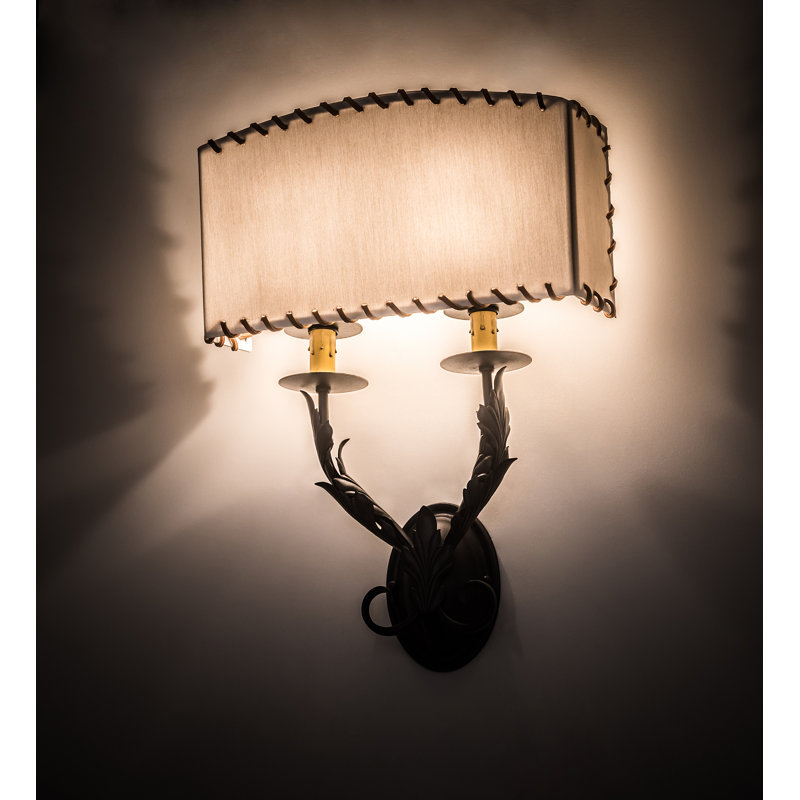 Rustic Lodge 2 - Light Candle Wall Light