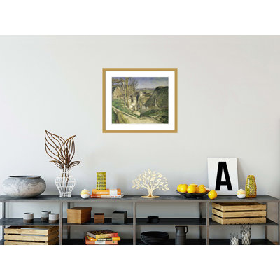 The House of the Hanged Man Auvers-sur-Oise by Paul Cézanne -Framed Giclee Print