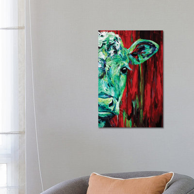 Cow II 1 Piece Wrapped Canvas Wall Art