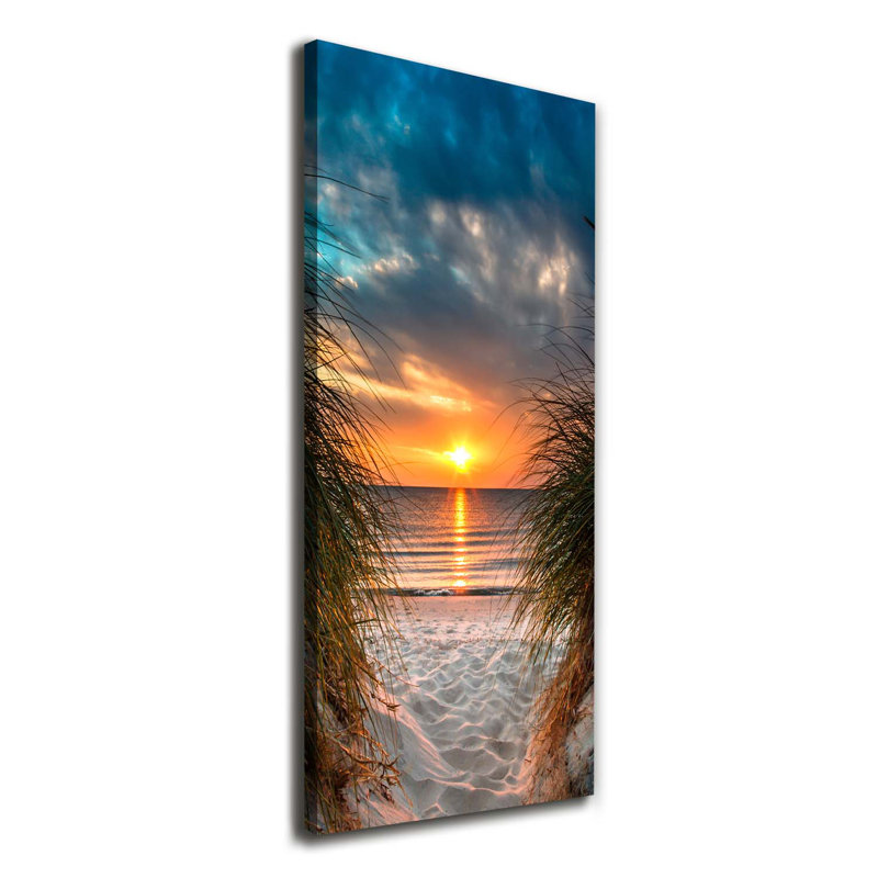 Sunset Sea - Wrapped Canvas Print