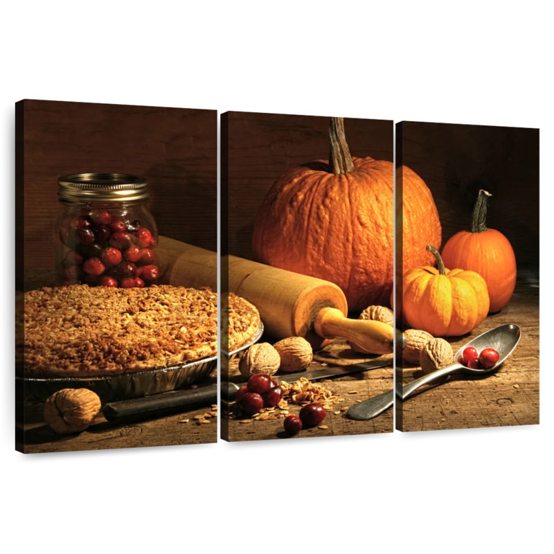 Yarlin Pumpkin Pie, 20" H x 33" W