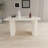 Dining Table And Irregular Side Table, 4-8 Person Dining Table, Thick Engineering Wood Round Wave Table Legs