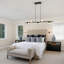 5 - Light Kitchen Island Linear Pendant