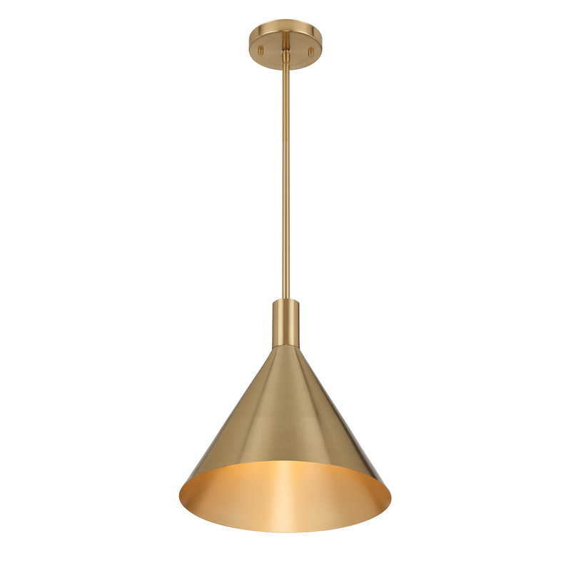 Pharos 1-Light Pendant in Noble Brass by Breegan Jane
