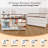 70" Bedroom Dresser With 13 Large Drawers-753079605