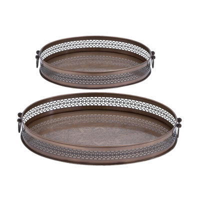 Dechant Metal Tray - Set of 2