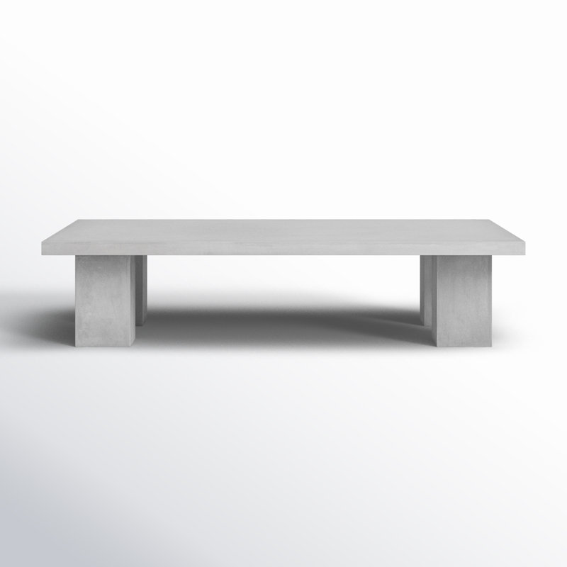 Maximus Coffee Table, 16" H x 71" L x 35" W, Gray