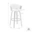 Tabouret de bar pivotant en noyer de 30 po Diana