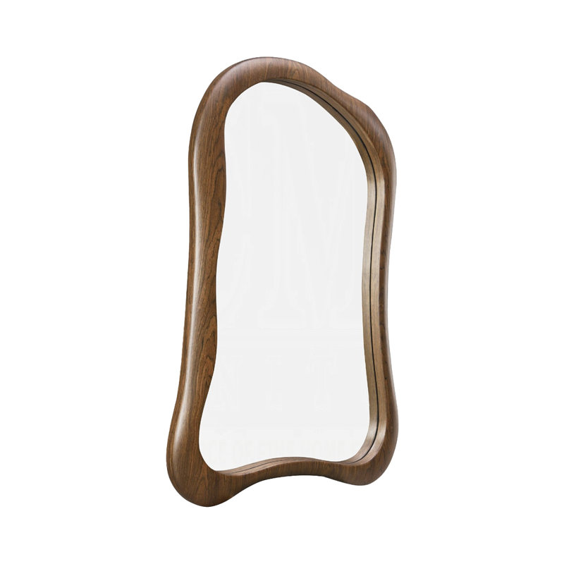 47,4 po W AENTENT MIROIR, NOYER FONCÉ, H 32,5 po x l 47,4 po, Mdf, Free Form