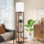 Lampe sur pied à colonne 62,8 "à intensité variable avec tablettes et station de charge USB Lanell