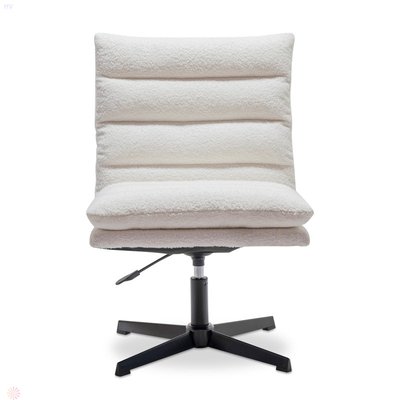 Fauteuil d'appoint pivotant à 360 ° Teddy, Beige