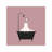 Llama in Bath Tub by Big Nose Work - Graphic Art Print on Canvas-1628868593-1690967442