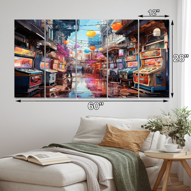 Perrine - Video Games Metal Art Print Set