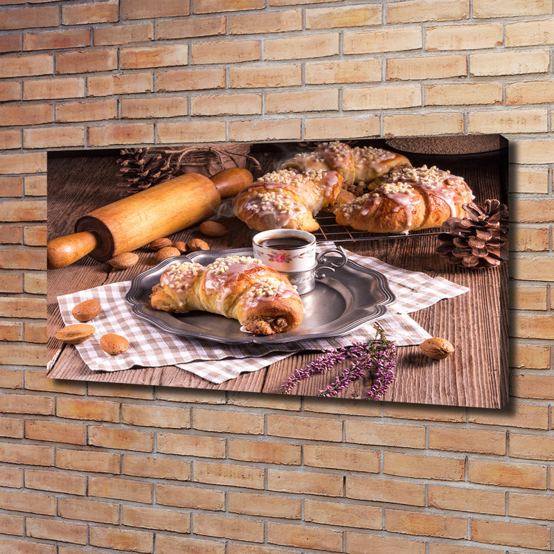 Croissants - Wrapped Canvas Print