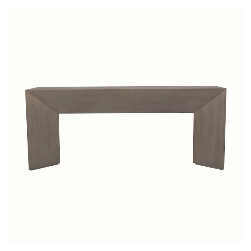 Grady 72" Wood Modern ConsoleTable Dusted Stone