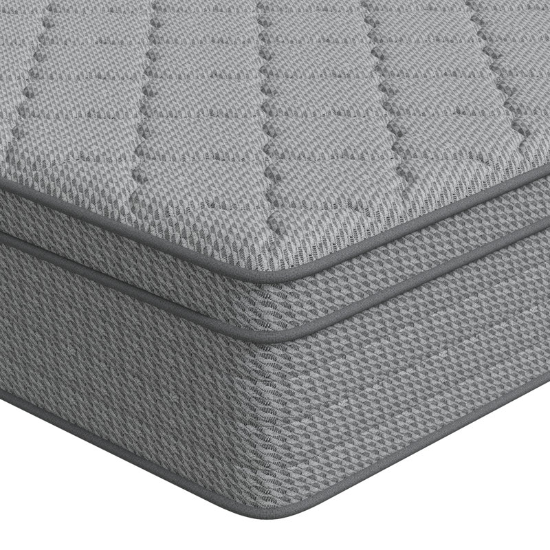 Matelas hybride 10 po dans une boîte | Mousse à mémoire de forme et ressorts ensachés individuels pour soutenir les bords et soulager la pression | Mi-ferme | Certifié Certipur-us