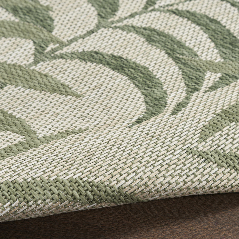 Agora Floral Indoor / Outdoor Rug, Rectangle 6' x 9'