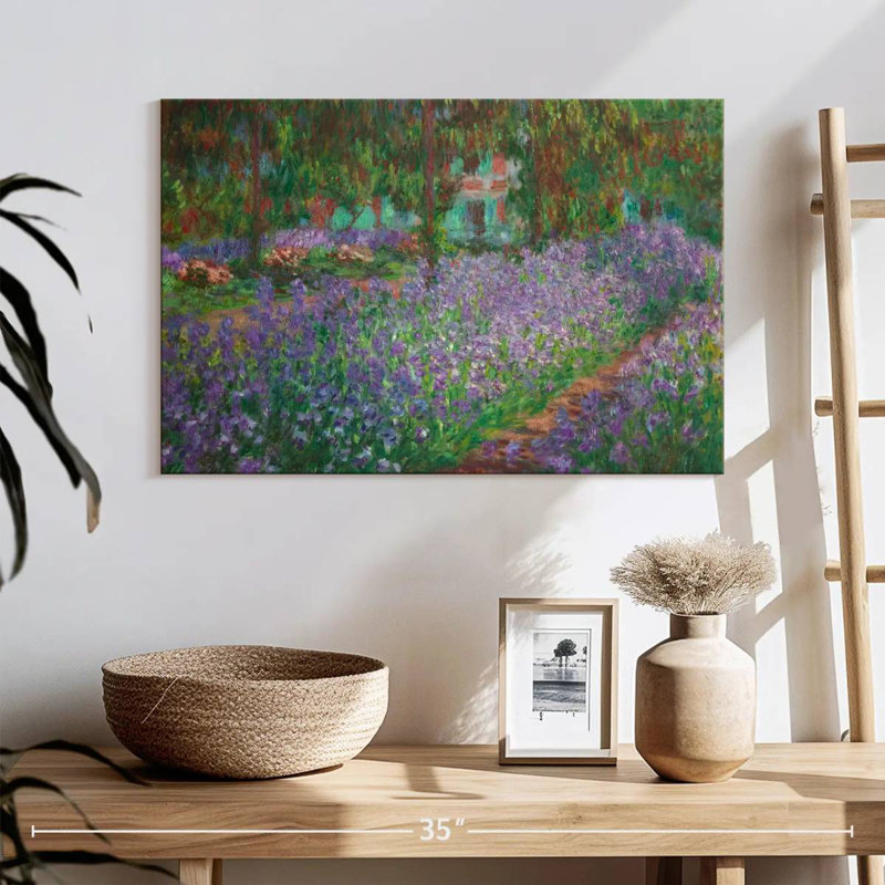 Senne, jardin de l'artiste à Giverny, 1900, H 16 po x l 24 po