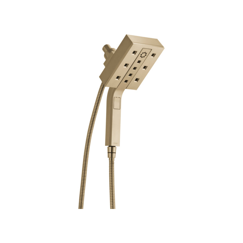 Essential™ H2OKinetic® Euro Square Hydrati® 2|1 Shower, 1.75, Luxe Gold