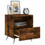 Manasi 40cm W Iron Bedside Table-1724608713