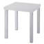 Table de bout haute brillance et chrome