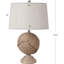 Lampe de table à cordes nouées avec abat-jour tambour Monkey's Fist