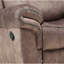 Fauteuil inclinable en velours Zubaida-1149449457
