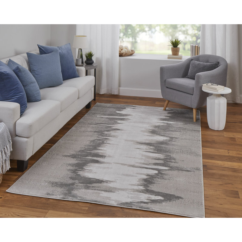 Rolfes Performance Abstract Indoor Rug, Rectangle 6'7" x 9'6"