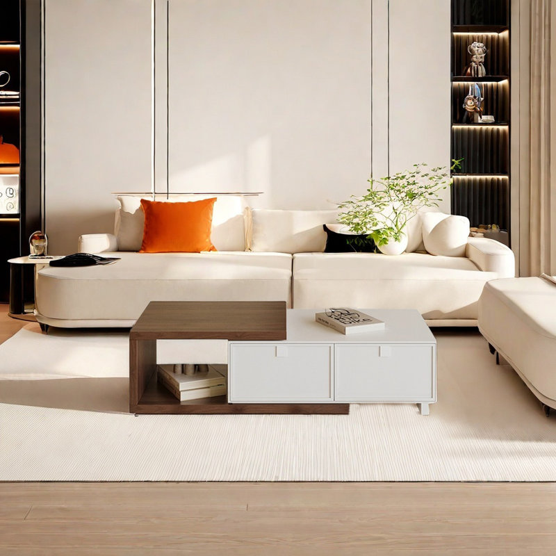 Modern Simple Retractable Coffee Table