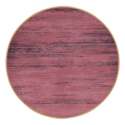 Machine Washable Abstract Brown Area Rug