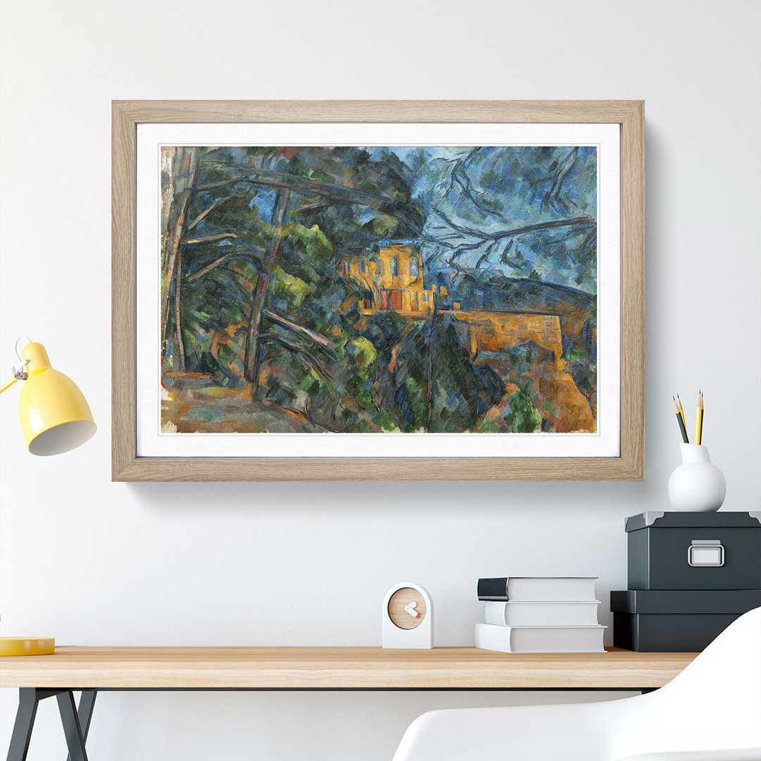 Chateau Noir by Paul Cezanne - Framed Print
