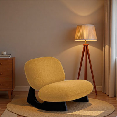 Mid-century Simple Single Rocking Chair.