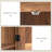 Farmhouse Pantry Cabinet, Kitchen Cabinet, Brown,wood