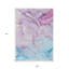 Tapis d'intérieur lavable abstrait mauve 9 'X 12'