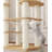 Solid Wood Large Cat Tree