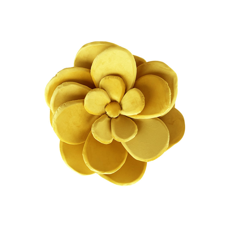Solid + Manufactured Wood Accent Stool, Yellow