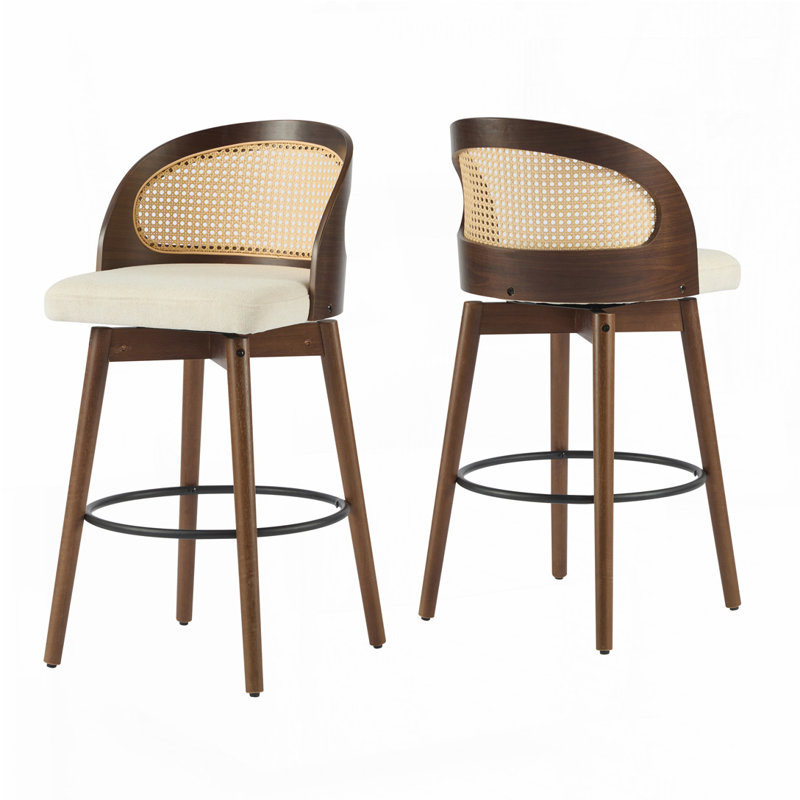 Swivel Upholstered Bar Stools