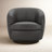 Marcy Geniue Leather Swivel Barrel Chair-1332775185
