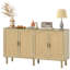 Armoire de rangement en rotin, armoire de buffet de vestibule, armoire de buffet, armoire de bar à café