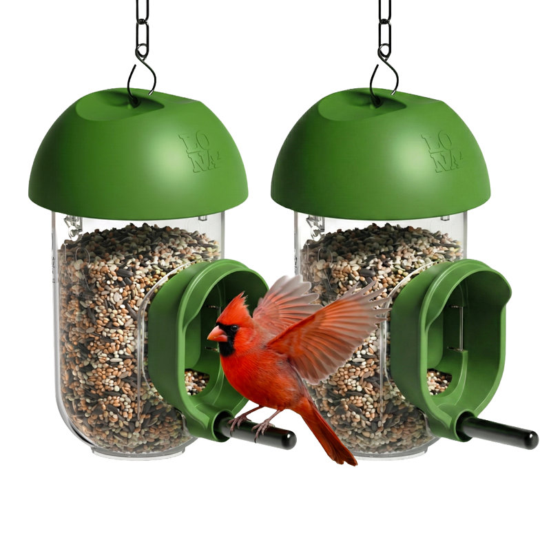 Mangeoire pour oiseaux 2 pièces Lona, Paquet de 2