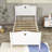 Gralyn Twin Size Platform Bed with Headboard and Footboard-1241808546