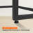 Aileny 42'' Glass Top Console Table-678985732