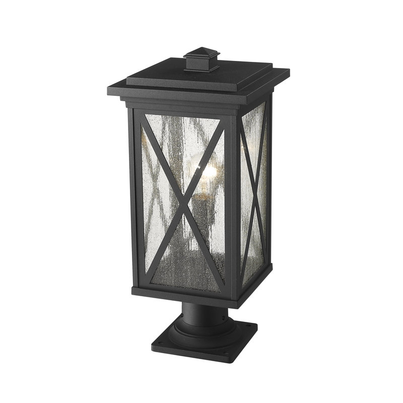 Thorpe Seeded Pier Mount Light, 21.5" H x 9.5" W x 9.5" D