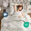 Ensemble d'édredon plissé avec draps Bed-in-a-Bag-103134072-103134068