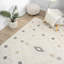 Tapis à médaillon tribal crème Abani Hatton COZ160A-878109190