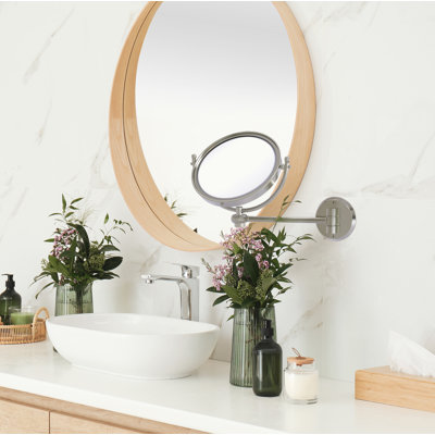 Miroir de maquillage/rasage contemporain moderne &