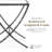 Mathis Modern Hammered Metal Side Table-124258180
