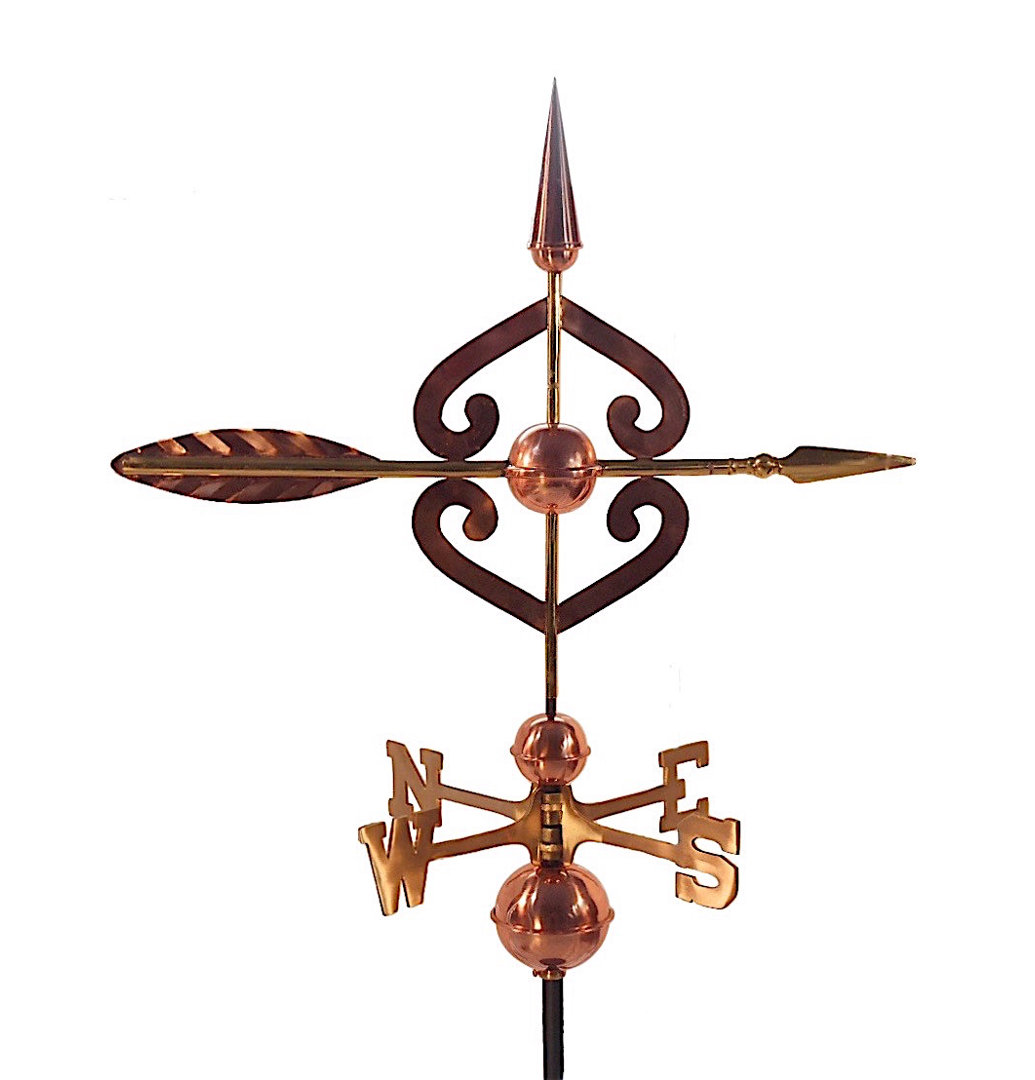 Beckville Scrolled Arrow Weathervane Union Rustic 
